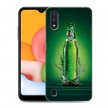 Дизайнерский силиконовый чехол для Samsung Galaxy M01 Carlsberg