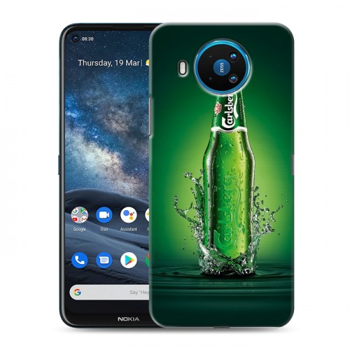 Дизайнерский силиконовый чехол для Nokia 8.3 Carlsberg