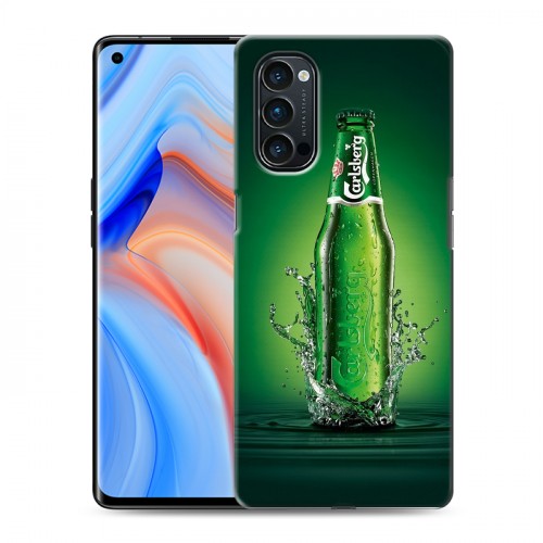 Дизайнерский пластиковый чехол для OPPO Reno4 Pro Carlsberg