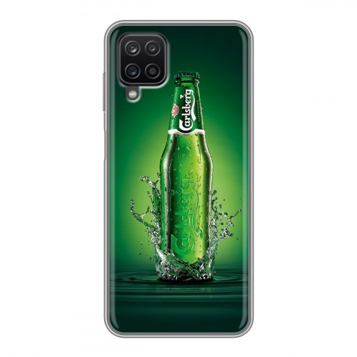 Дизайнерский силиконовый чехол для Samsung Galaxy A12 Carlsberg