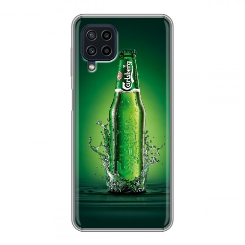 Дизайнерский силиконовый чехол для Samsung Galaxy A22 Carlsberg