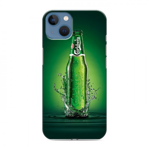 Дизайнерский силиконовый чехол для Iphone 13 Carlsberg