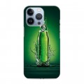 Дизайнерский силиконовый чехол для Iphone 13 Pro Carlsberg