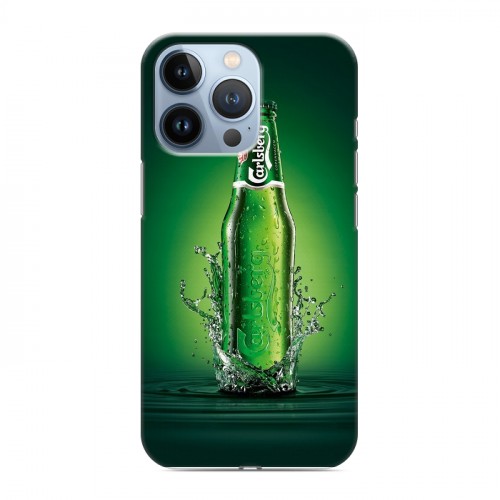 Дизайнерский силиконовый чехол для Iphone 13 Pro Carlsberg