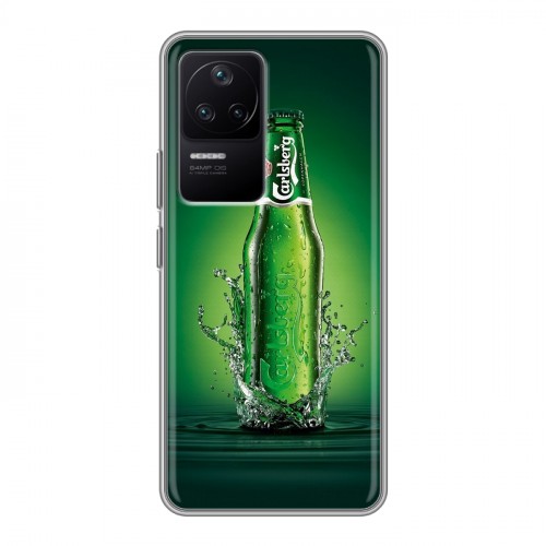 Дизайнерский силиконовый чехол для Xiaomi Poco F4 Carlsberg