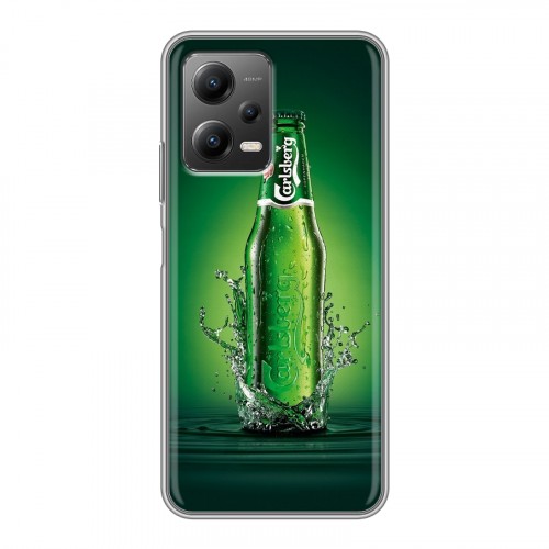 Дизайнерский силиконовый чехол для Xiaomi Poco X5 Carlsberg