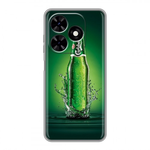 Дизайнерский силиконовый чехол для Tecno Spark Go 2024 Carlsberg