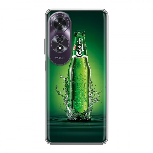 Дизайнерский силиконовый чехол для OPPO A60 Carlsberg