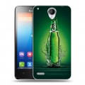 Дизайнерский пластиковый чехол для Lenovo S890 Carlsberg