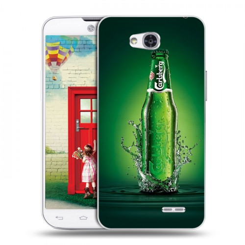 Дизайнерский пластиковый чехол для LG L80 Carlsberg