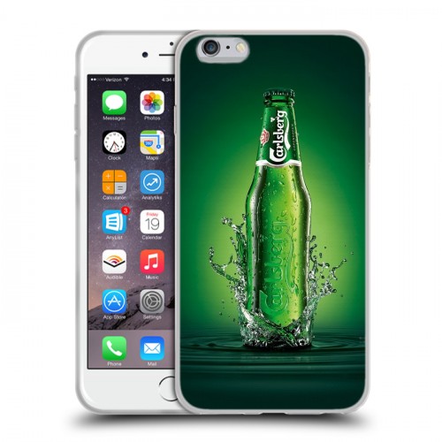 Дизайнерский силиконовый чехол для Iphone 6 Plus/6s Plus Carlsberg