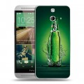 Дизайнерский пластиковый чехол для HTC One E8 Carlsberg