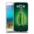 Дизайнерский пластиковый чехол для Samsung Galaxy E5 Carlsberg