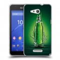 Дизайнерский пластиковый чехол для Sony Xperia E4g Carlsberg