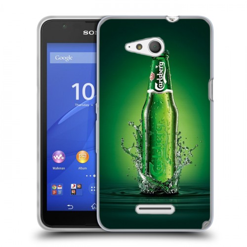 Дизайнерский пластиковый чехол для Sony Xperia E4g Carlsberg