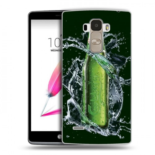 Дизайнерский пластиковый чехол для LG G4 Stylus Carlsberg