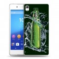 Дизайнерский пластиковый чехол для Sony Xperia Z3+ Carlsberg