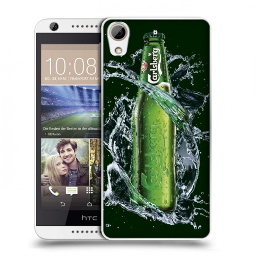 Дизайнерский силиконовый чехол для HTC Desire 626 Carlsberg