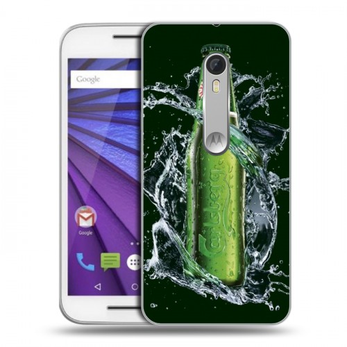 Дизайнерский пластиковый чехол для Lenovo Moto G Carlsberg