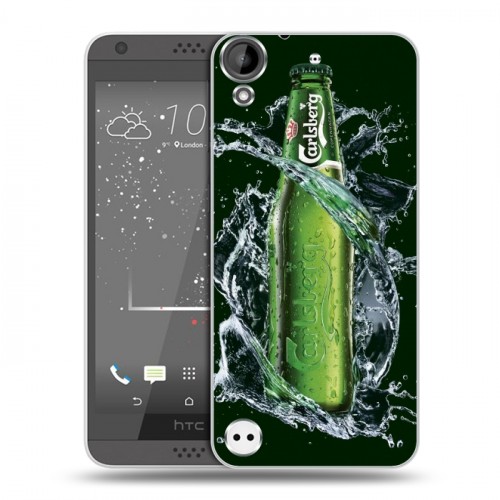 Дизайнерский пластиковый чехол для HTC Desire 530 Carlsberg