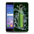 Дизайнерский пластиковый чехол для Huawei Y3 (2017) Carlsberg