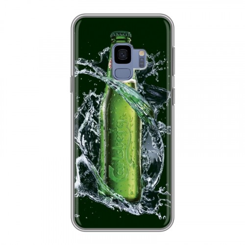 Дизайнерский пластиковый чехол для Samsung Galaxy S9 Carlsberg