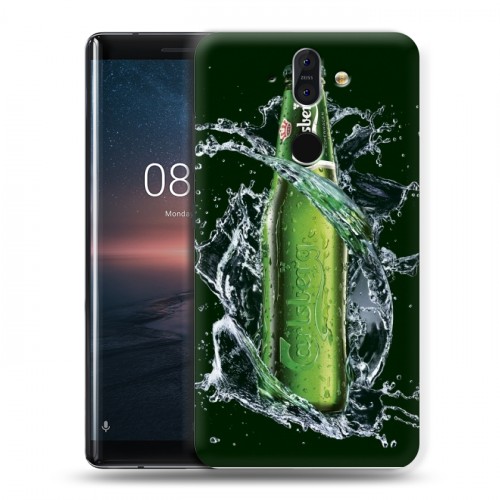 Дизайнерский пластиковый чехол для Nokia 8 Sirocco Carlsberg