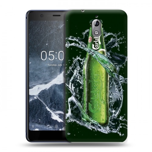 Дизайнерский силиконовый чехол для Nokia 3.1 Carlsberg