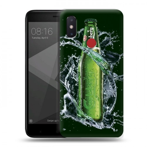 Дизайнерский пластиковый чехол для Xiaomi Mi8 SE Carlsberg