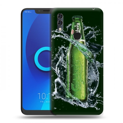 Дизайнерский силиконовый чехол для Alcatel 5V Carlsberg