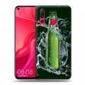 Дизайнерский пластиковый чехол для Huawei Nova 4 Carlsberg