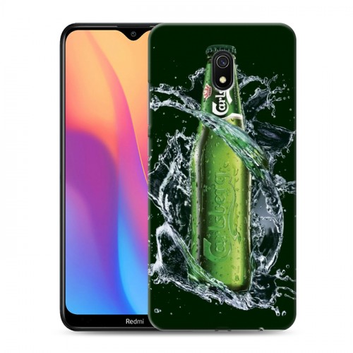 Дизайнерский силиконовый с усиленными углами чехол для Xiaomi RedMi 8A Carlsberg