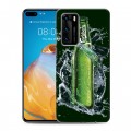 Дизайнерский пластиковый чехол для Huawei P40 Carlsberg