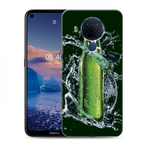 Дизайнерский силиконовый чехол для Nokia 5.4 Carlsberg