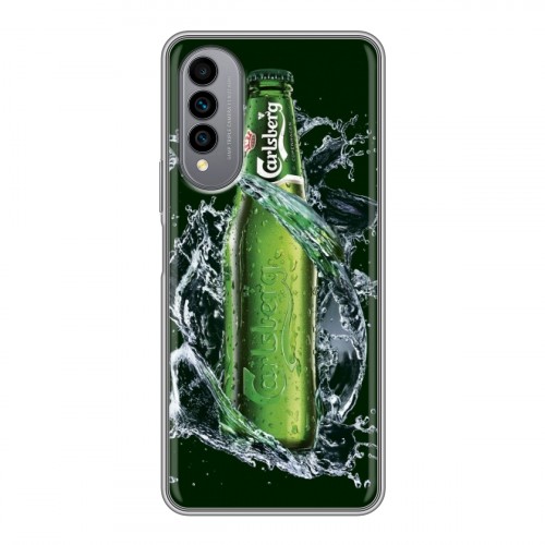 Дизайнерский силиконовый чехол для Wiko T50 Carlsberg