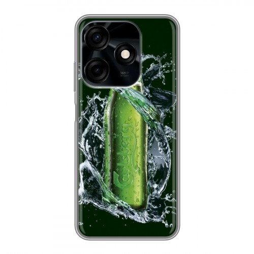 Дизайнерский силиконовый чехол для Tecno Spark 10C Carlsberg