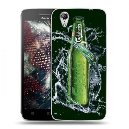 Дизайнерский пластиковый чехол для Lenovo Vibe X Carlsberg