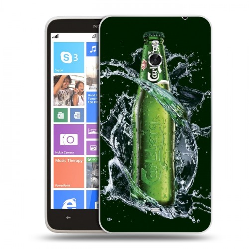 Дизайнерский пластиковый чехол для Nokia Lumia 1320 Carlsberg