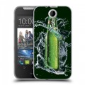 Дизайнерский силиконовый чехол для HTC Desire 310 Carlsberg