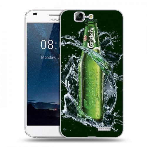 Дизайнерский пластиковый чехол для Huawei Ascend G7 Carlsberg