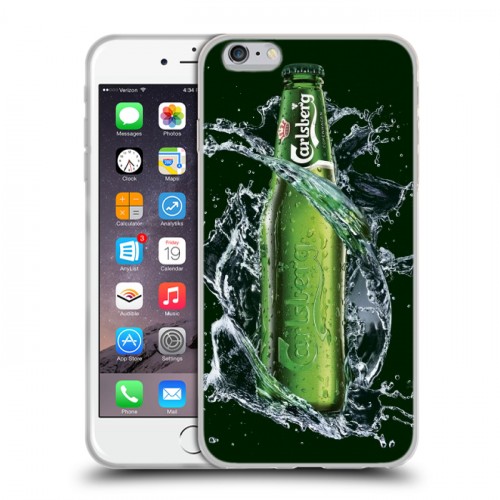 Дизайнерский силиконовый чехол для Iphone 6 Plus/6s Plus Carlsberg