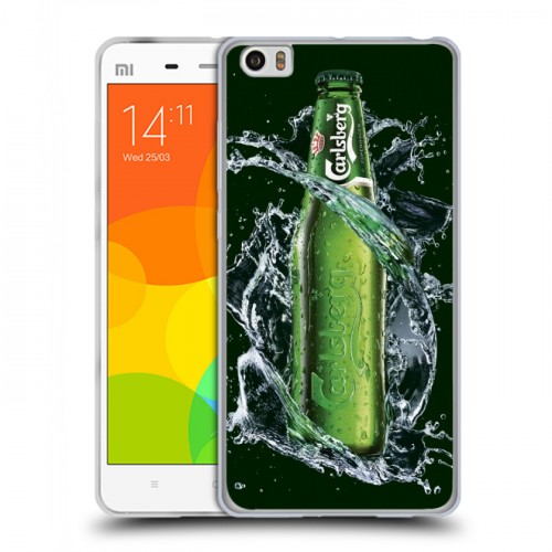 Дизайнерский силиконовый чехол для Xiaomi Mi Note Carlsberg