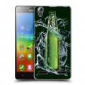 Дизайнерский пластиковый чехол для Lenovo A6000 Carlsberg