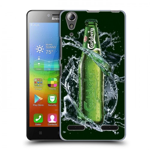 Дизайнерский пластиковый чехол для Lenovo A6000 Carlsberg