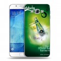 Дизайнерский пластиковый чехол для Samsung Galaxy A8 Carlsberg