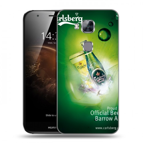 Дизайнерский силиконовый чехол для Huawei G8 Carlsberg