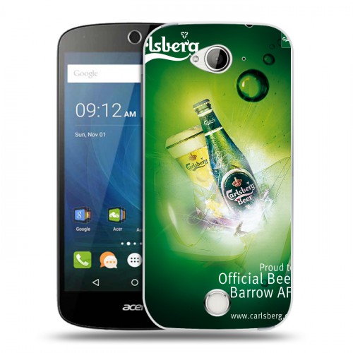 Дизайнерский силиконовый чехол для Acer Liquid Z530 Carlsberg