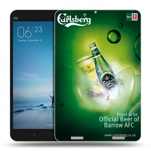 Дизайнерский силиконовый чехол для Xiaomi Mi Pad 2 Carlsberg