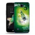 Дизайнерский пластиковый чехол для LG K4 Carlsberg