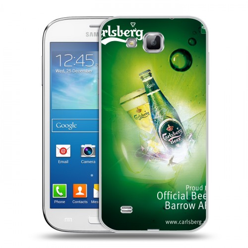 Дизайнерский пластиковый чехол для Samsung Galaxy Premier Carlsberg